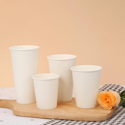 8oz 12oz 16oz 22oz Single Wall Paper Cup Disposable Coffee Paper Cup