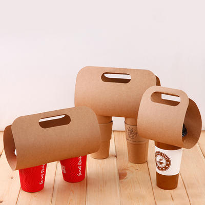 Eco friendly Takeaway Customized Paper Cup Holder