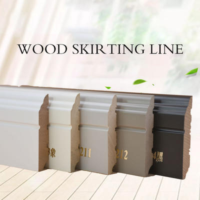 Wood skirting line